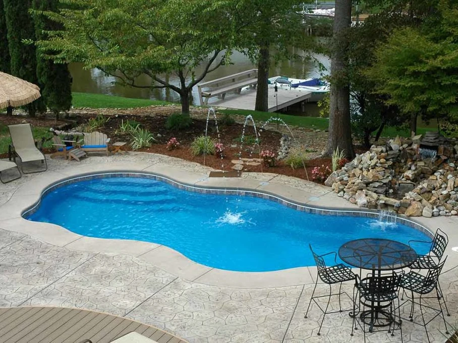 Freeform Pool Ocean Blue G2