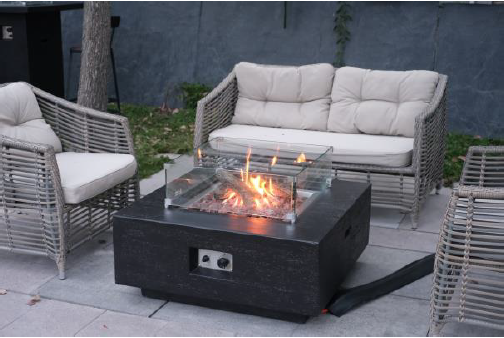 Square Fire Table